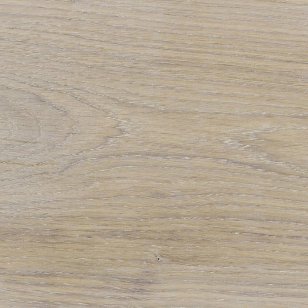 Super White Rubio Monocoat Oil Plus 2C applied to White Oak color swatch.